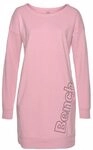 BENCH. LOUNGEWEAR Sweatkleid Damen rosa-schwarz Gr.52/54