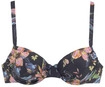 LASCANA B&uuml;gel-Bikini-Top Damen anthrazit-bedruckt Gr.36 Cup B