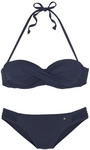 S.OLIVER B&uuml;gel-Bandeau-Bikini Damen marine Gr.40 Cup A
