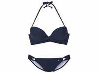 S.OLIVER Set: Push-Up-Bikini 'Soft' blau Gr. 40 Cup A. Mit Bügel. Nachhaltig.