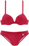 S.OLIVER Push-Up-Bikini Damen rot Gr.34 Cup A