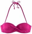 S.OLIVER Bandeau-Bikini-Top Damen pink Gr.34 Cup A