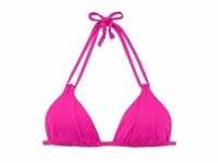 S.OLIVER Triangel-Bikini-Top Damen pink Gr.42 Cup C/D