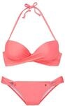 S.OLIVER Push-Up-Bikini Damen peach Gr.34 Cup C