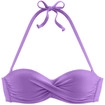 S.OLIVER Bandeau-Bikini-Top Damen lila Gr.34 Cup B