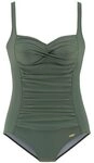 LASCANA Damen Badeanzug oliv Gr.40 Cup B