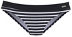 VENICE BEACH Bikini-Hose Damen schwarz-wei&szlig; gestreift Gr.40
