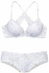 LASCANA Set: Push-up-BH Damen wei&szlig; Gr.80