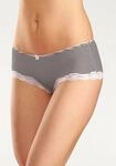 LASCANA Panty Damen rosa-uni, gepunktet, gestreift Gr.32/34