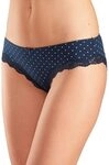 LASCANA Slip Damen marine-gepunktet, gestreift, uni Gr.32/34
