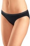 LASCANA Slip Damen schwarz / anthrazit Gr.44/46