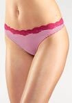 LASCANA String Damen rot-gestreift, uni, gepunktet Gr.36/38