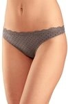 LASCANA String Damen taupe-uni, gepunktet-gestreift, gestreift Gr.36/38