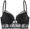 LASCANA Push-up-BH Damen schwarz Gr.70B
