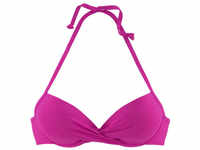 S.OLIVER Push-Up-Bikini-Top Damen pink Gr.34 Cup C