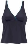 LASCANA B&uuml;gel-Tankini-Top Damen navy-t&uuml;rkis Gr.36 Cup B