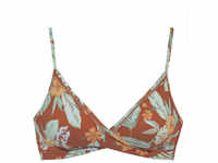 SUNSEEKER Triangel-Bikini-Top Damen rostrot-bedruckt Gr.34 Cup A/B