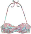 VENICE BEACH B&uuml;gel-Bandeau-Bikini-Top Damen mint-bedruckt Gr.42 Cup C