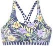 VENICE BEACH Bustier-Bikini-Top Damen marine-zitrone Gr.34