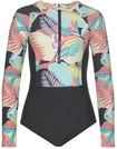 LASCANA ACTIVE Badeanzug Damen t&uuml;rkis-gelb-bedruckt Gr.40