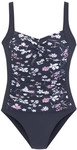 LASCANA Damen Badeanzug marine-bedruckt Gr.36 Cup B
