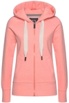 ELBSAND Kapuzensweatjacke Damen koralle meliert Gr.M/38