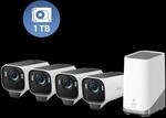 eufyCam S3 Pro 4‑Cam Kit und 1 BUNDLE-T88943W1-1-T80301D1-85-1
