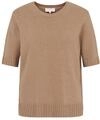 Pullover mit kurzem Arm in beige