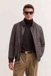 Stretch Blouson mit wetterfester Membran in Braun