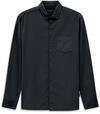 Cordhemd mit Button-Down-Kragen in Marine