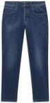 Slim Jeans aus italienischem Denim in Dark Indigo