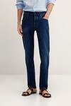 Slim Fit Jeans mit Stretchkomfort und klassischer 5-Pocket-Optik in dark indigo