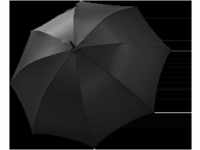 Regenschirm mit Fieberglas-Schienen in schwarz