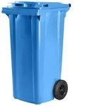 Hardwex M&uuml;lltonne 120 l Blau