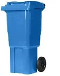 Hardwex M&uuml;lltonne 60 l Blau
