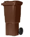 Hardwex M&uuml;lltonne 60 l Braun