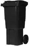 Hardwex M&uuml;lltonne 60 l Schwarz