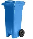 Hardwex M&uuml;lltonne 80 l Blau