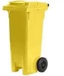 Hardwex M&uuml;lltonne 80 l Gelb