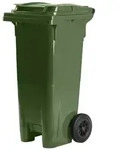 Hardwex M&uuml;lltonne 80 l Gr&uuml;n