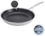ZWILLING Peak Bratpfanne 24 cm, 18/10 Edelstahl, Silber
