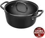 ZWILLING Milano Kochtopf mit Glasdeckel 24 cm, Aluminium