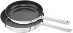 ZWILLING TrueFlow Bratpfannenset 2-tlg, 18/10 Edelstahl