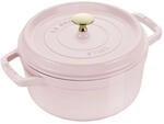 Staub La Cocotte Cocotte 22 cm, rund, Sorbet rose, Gusseisen