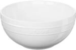 Staub Ceramique Sch&uuml;ssel 24 cm, rund, Wei&szlig;, Keramik