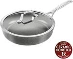 BALLARINI Salina Schmorpfanne mit Deckel, 28 cm, Aluminium, Titanverst&auml;rkte
