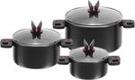 BALLARINI Click & Cook Kochtopfset 3-tlg, Aluminium
