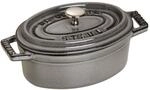 Staub La Cocotte Mini Cocotte 11 cm, oval, Graphit-Grau, Gusseisen