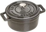 Staub La Cocotte Mini Cocotte 10 cm, rund, Graphit-Grau, Gusseisen