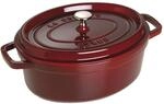 Staub La Cocotte Cocotte 29 cm, oval, Grenadine-Rot, Gusseisen